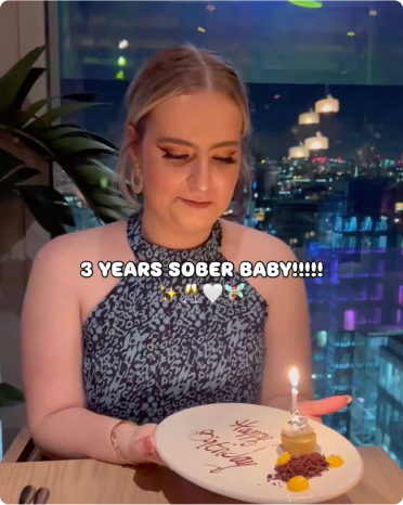 3 years sober