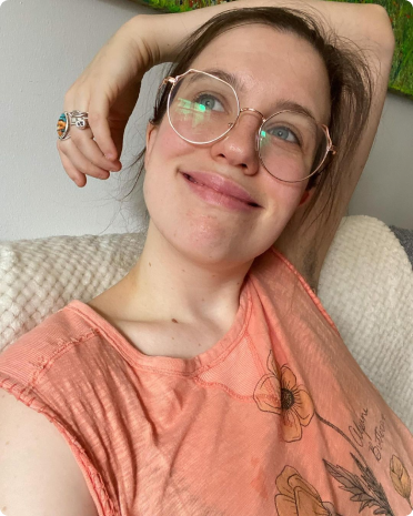 happy woman with sobriety